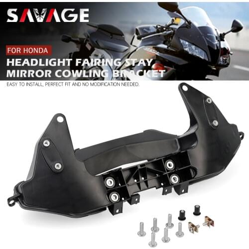 Headlight Fairing Mirror Cowling Stay Bracket For HONDA CBR600RR 2007-2017 CBR 600RR 16 14 12 10 08 Motorcycle Front Upper Cowl