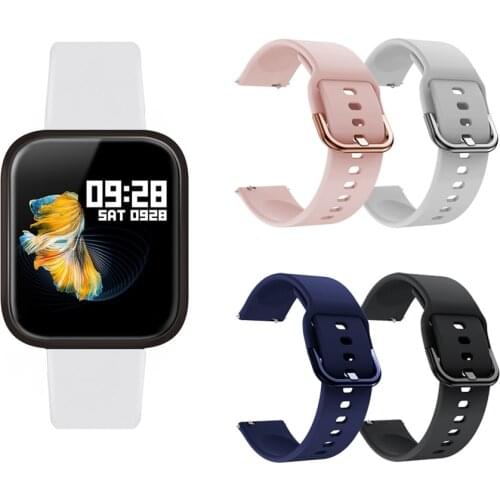 20mm strap For P70 P80 smart watch strap ladies men sports strap silicone bracelet suitable for SG2 fashion wristband