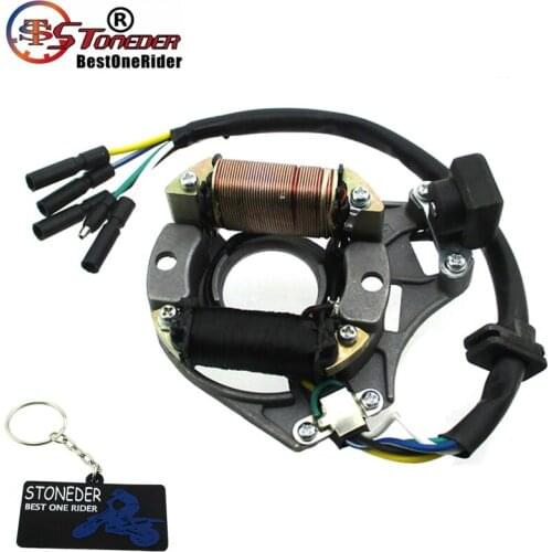 STONEDER Magneto Stator Plate For 50 70cc 90cc 110cc 125cc Air Cooled 4 Stroke Electric Start Engine ATV Quads Go Kart Pit Bikes