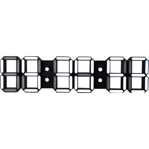 LED luminous clock 3D clock three-dimensional WIFi network living room electronic clock perpetual calendar electronic clock