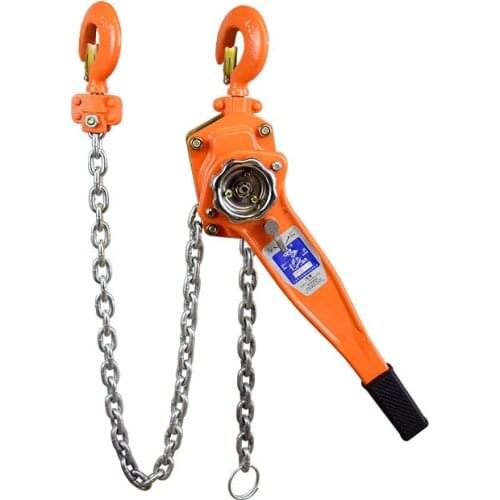 1.5--2TX1.5M Heavy duty lifting lever chain hoist, CE certificate, hand manual lever block crane lifting sling material