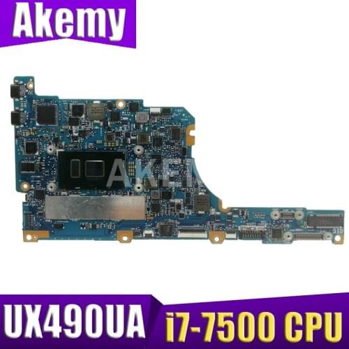 UX490UA motherboard UX490UA laptop Motherboard For ASUS ux490uak ux490ua ux490U UX490 Mainboard UX490CA motherboard W/i7-7500CPU