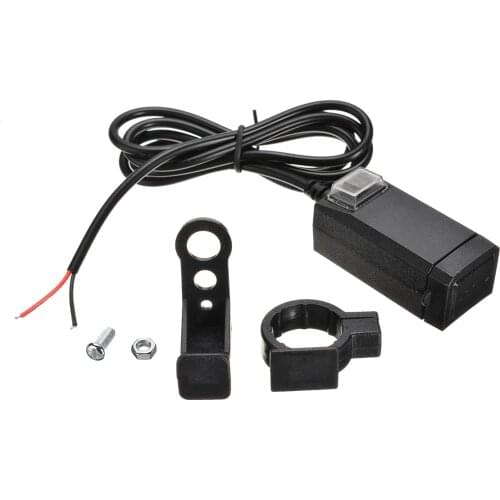 USB Motorcycle Charger Waterproof Dual USB Fast Change 12V Power Supply Adapter Universal Charger for Phone