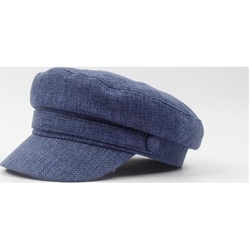 COKK Hat Women Vintage Beret Women Cotton Newsboy Cap Painter Hats Female Gorras Flat Top Military Black Army Hat 2020 New