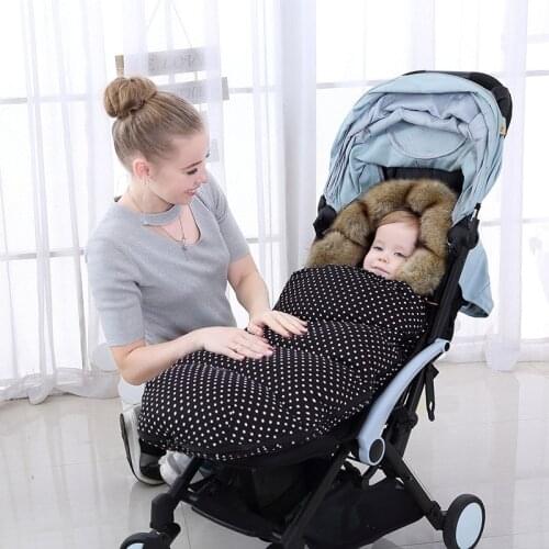 Winter Thick Footmuff Sleepsacks Infant Envelope Newborn Baby Stroller Sleeping Bags Warm Children Stroller Pram Bunting Bags