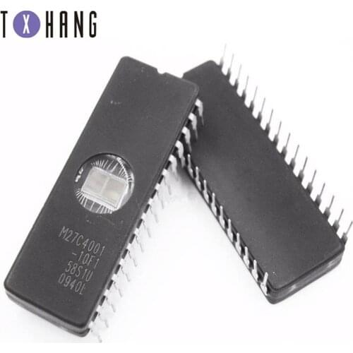 10 PCS M27C4001-10F1 27C4001 IC EPROM UV 4MBIT 100NS 32CDIP diy electronics