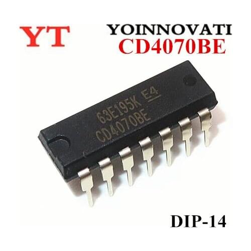 20pcs/lot CD4070BE CD4070 4070 DIP14 IC best quality