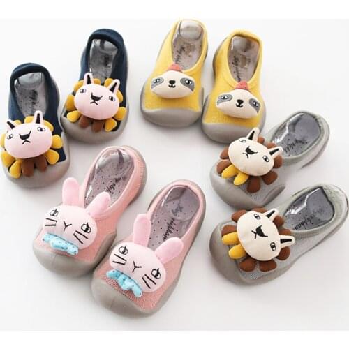 2019 Baby Girl Toddler Socks Cute Cartoon Soft Rubber Bottom Non-Slip Floor Toddler Sock Srping/summer Baby Boy Sock Shoes
