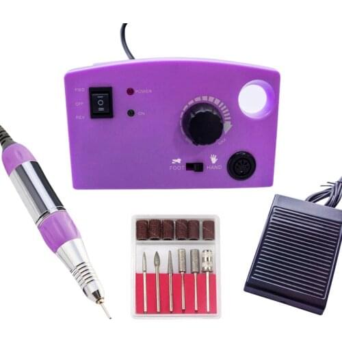 35W 35000RPM Nail Drill Machine Manicure Machine for Manicure Pedicure Electric Nail File Nail Art Equipment With Nail Drill Bit