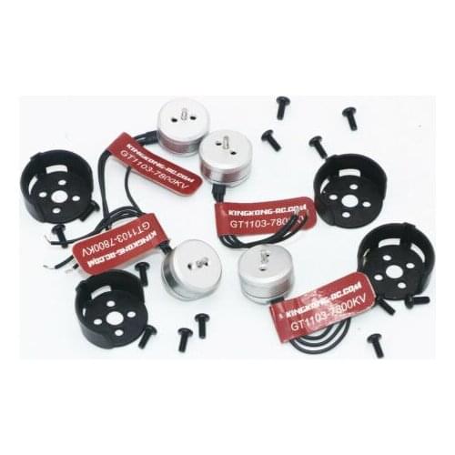 4PCS Kingkong Brushless Motor GT1103 7800KV for Mini 4-axis FLYEGG 100 PNP RC Drone