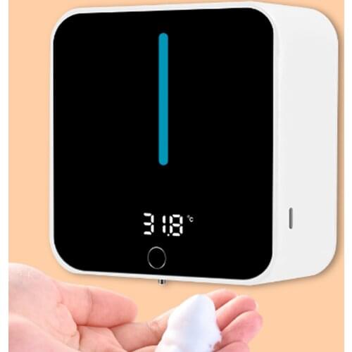 Automatic Soap Dispenser Foam Alcohol Disinfection Machine Wall Mounted Hand Sanitizer Touchless Waterproof for Office Salon