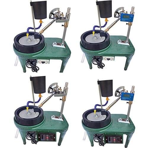 Gemstone Polishing Machine 180W Grinding Equipment Jewelry Lapidary Machine for Gem Jade Glass Metal Processing