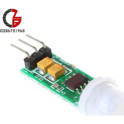 5V 12V Mini Infrared PIR Motion Sensor Switch Module IR Human Induction Detector Detection Light Sensor Switch Board for Arduino