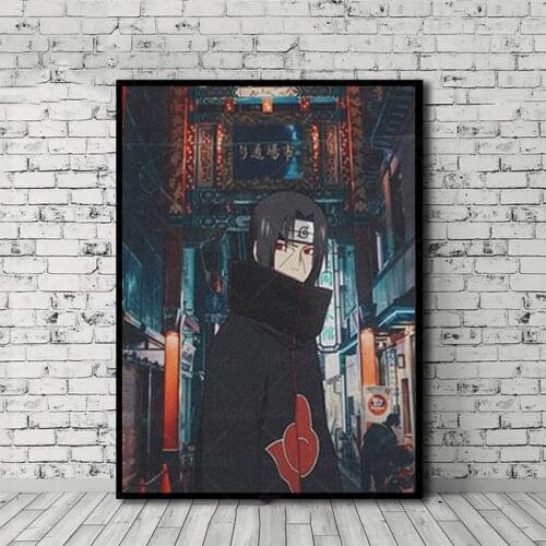 Itachi Akatsuki Manga Canvas Home Decor Painting Wall Art Decoration Prints Dorm Living Room Anime Bedroom Poster