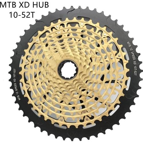 2021 NEW MTB 12 Speed 10-52T Cassette Ultimate Fit Sram GX eagle XD Freewheel 385g Ultralight 12v k7 Colorful cassette