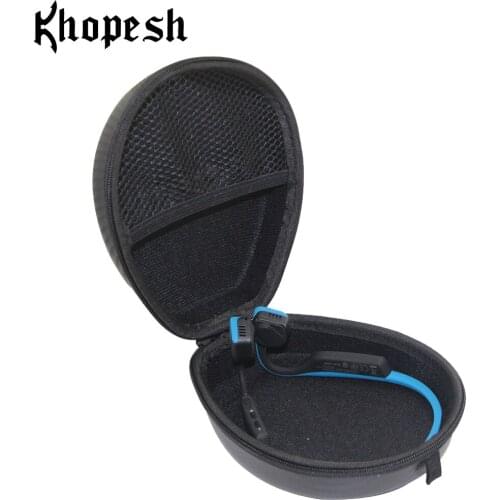 Khopesh Headphone Storage Pouch For Aftershokz Bluez 2 Bluez 2S AS600 AS500 TREKZ AIR Carrying Case Headphone Storage Cases Bag