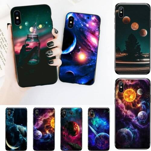 Space Solar System Planets Phone Case for iPhone 11 12 mini pro XS MAX 8 7 6 6S Plus X 5S SE 2020 XR