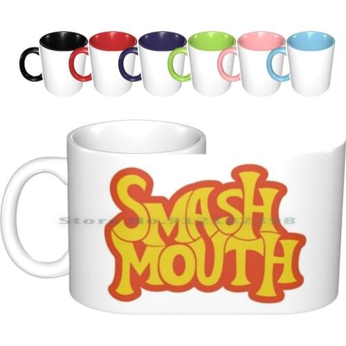 Smash Mouth Ceramic Mugs Coffee Cups Milk Tea Mug Smash Mouth Walking On The Sun Im A Believer Shrek Why Cant We Be Friends