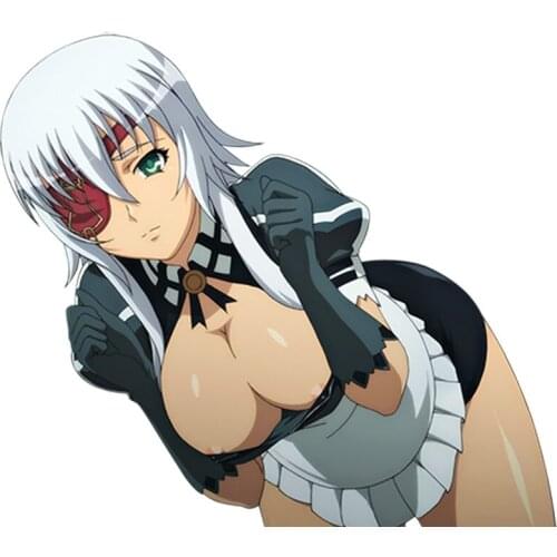 Personality Selling Sexy Anime Hyakka Ryouran Samurai Girls Yagyuu Gisen Vinyl Car Sticker Wrap Sexy Maid Beauty Car Sticker KK