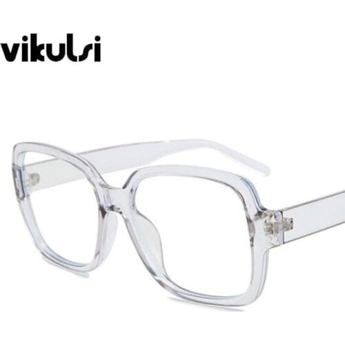 2019 Newest Female Square Glasses Spectacle Frame Women Eyeglasses Computer Myopia Vintage Ladies Eyewear Clear Lens Glasses