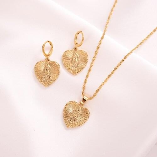 Heart pendant Necklaces and Earrings for Women Fashion Jewelry Australia New Zealand Party Gifts