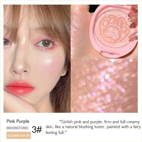 Highlighter Powder Glitter Palette Makeup Glow Face Shimmer Illuminator Make Up Highlight Pallete Cosmetics Wholesale