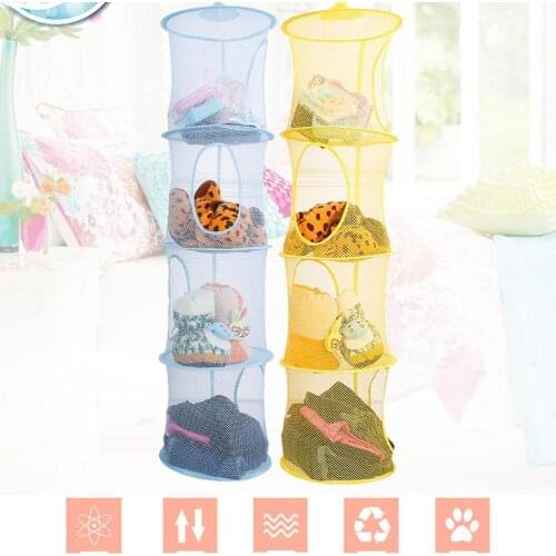 Hanging Cage Drying Basket Storage Bag Net Bedroom Door Wall Closet Organizers Wall Door Closet Kids Toy Home Mesh