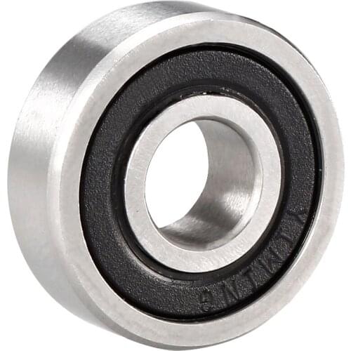 Uxcell 607-2RS Deep Groove Ball Bearing Double Sealed 180017, 7mm x 19mm x 6mm Chrome Steel Bearings (1-Pack)