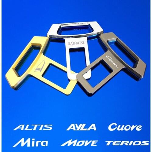 Car Seat Safety Belt Buckles Alarm Canceler For Daihatsu Altis Copen Mira Move D-Base PicoTerios Tanto Trevis Xenia Accessorie