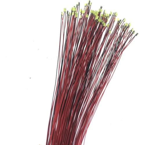 10pcs 3v 0805 Warm White Architecture SMD LED Light For Train Diorama DIY Toy Models Pre-soldered Micro Litz