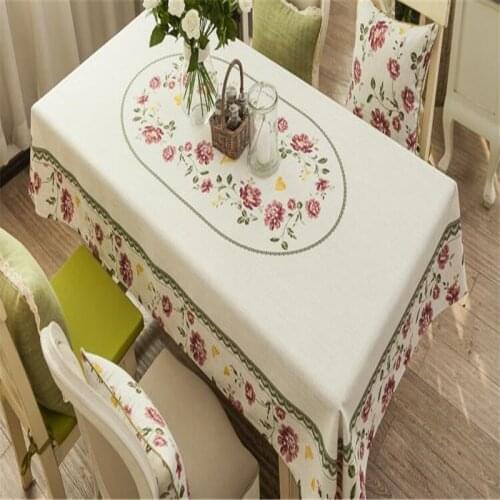 Free Shipping 101 Cotton Polyester Blanket Flower Tablecloth Coffee Tea Pad Natural Cup Mat Dinning Decorate Antependium