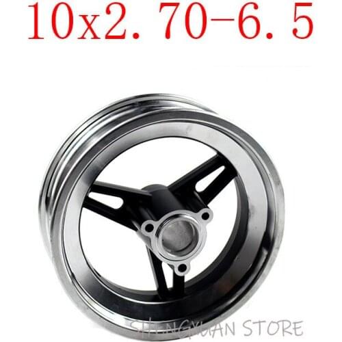 Free shipping 10 x 2.70-6.5 Wheel Hub for Balancing 2-wheel Scooter Electric Scooter 10 Inch Unicycle Hoverboard10*2.70-6.5