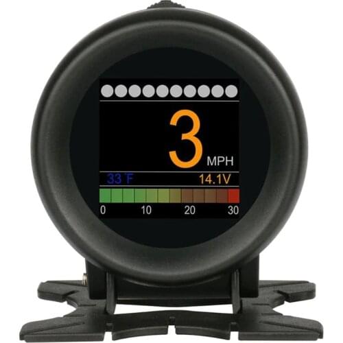 A10-18V 72MHz DC UTOOL X60 OBD Meter OBD2 HUD Digital Water Temp Gauge Voltage Speed Meter Car Accessories