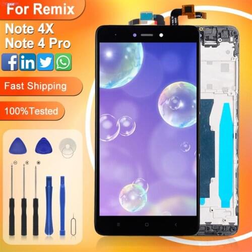 Catteny AAA For Xiaomi Redmi Note 4X Display With Touch Screen Digitizer Assembly Repair Part For Redmi Note Snapdragon 625 Lcd