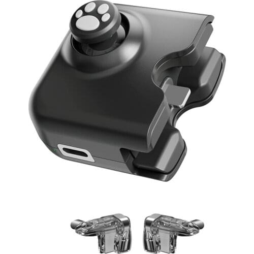 For PUBG Game Controller with L1R1 Game Trigger Joystick Gamepad with Charging Port for LOL CF