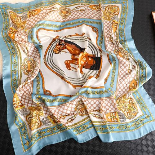 KOI LEAPING New fashion scarf for ladies Carriage printing scarf shawl decorative headscarf Variety professional shawl hot sale