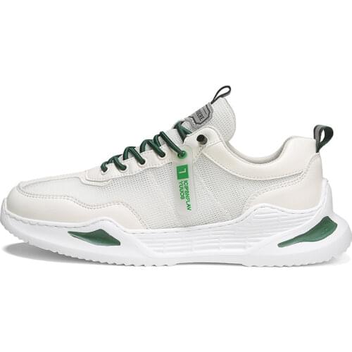 2021 New Breathable Mens Shoes Korean Casual Sports Low-top Mesh Mens Sneakers Lace Up Trendy Shoes