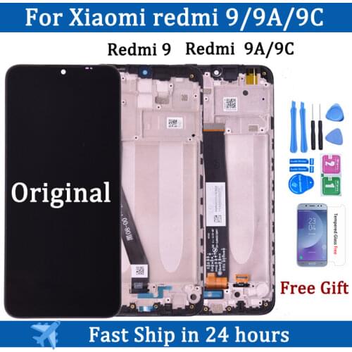 6.53 inches Screen For Xiaomi Redmi 9A Display LCD Touch Screen Digitizer For Redmi 9C LCD Replacement Phone Parts Assembly
