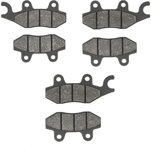 MEXITAL Motorcycle Brake Pads Front Rear for XTZ 750 Super Tenere (1989-1995) 135-165-165
