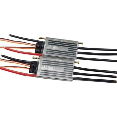 FLYCOLOR Kraken Series Waterproof Brushless ESC 3-6S 6V/7.4V 5A BEC/Water Cooling System for Model Ship RC Boat