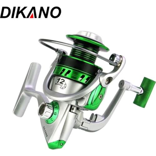 Spinning Fishing Reel 12BB 5.5: 1 High Quality Right / Left Spin Ball Bearings Metal Reel Fishing Tackle