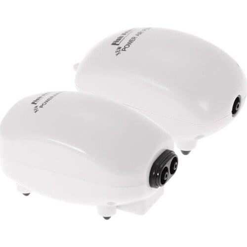 Ultra Silent Aquarium Air Pump Mini Compressor Oxygen Airpump Single Double Outlet 220-240V EU/US Plug Fish Tank Accessories