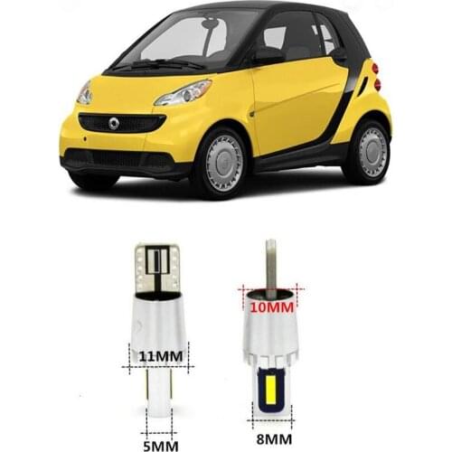 Canbus Led Parking Light Lamp Bulb For Smart Fortwo ROADSTER CABRIO CITY-COUPE CROSSBLADE FORFOUR