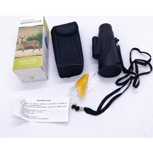 12X50 Telescope Super Zoom Monoculars Wide-angle Prism Day/night Vision Telescope for Hunting and Camping 2021