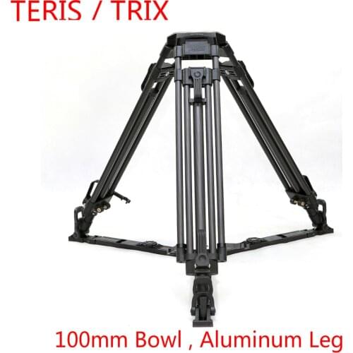Teris TX-1610L 100mm Bowl Aluminum Video Camera Tripod for TILTA Rig Red Scarlet Epic FS700