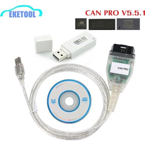 VCP Scanner SW 5.5.1 For VAG CAN PRO Diagnostic Tool FTDI FT245RL Chip OBD OBDII CAN BUS UDS K-Line VCP PRO V5.5.1