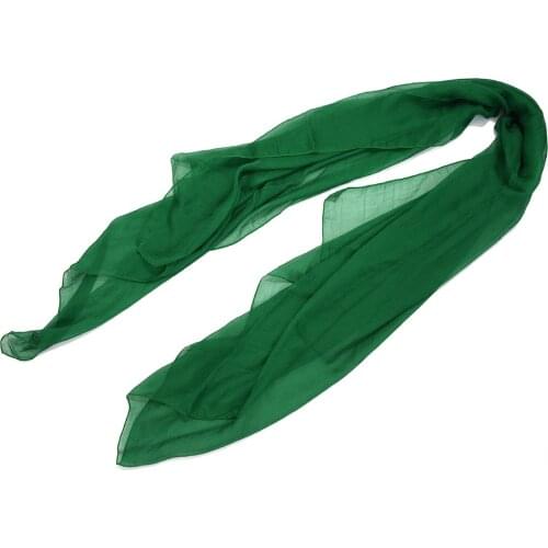 Hot Grass Green Trendy Summer Care Solid Color Scarf Shawl For Women
