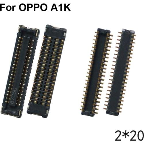 2pcs For OPPO A1K LCD display screen FPC connector For OPPO A 1K logic on motherboard mainboard OPPOA1K