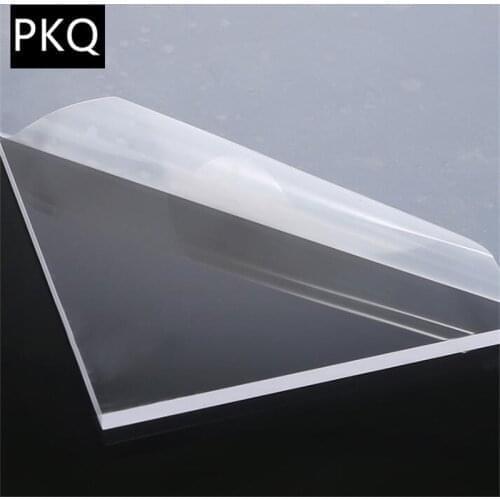 2pcs/lot 5mm thickness Large Square Clear Acrylic Perspex Sheet Cut Plastic Transparent Board Perspex Panel