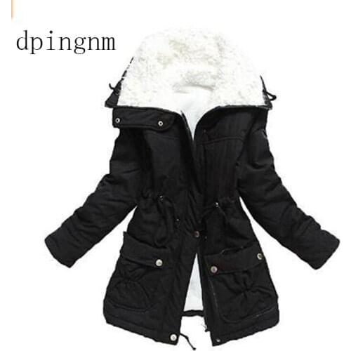 2018 New style Winter Jacket Women Coats Artificial collar Female Parka Thick Cotton Padded Lining Winter Coat Ladies